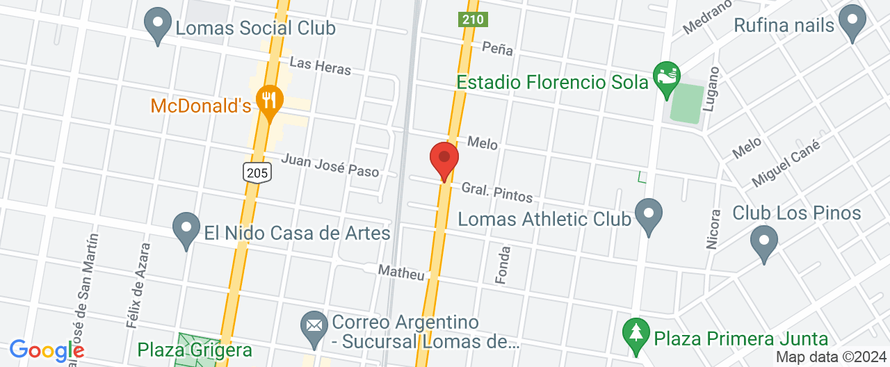 Mapa de la ubicación