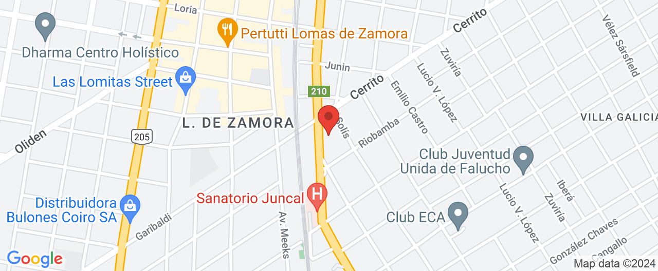 Mapa de la ubicación