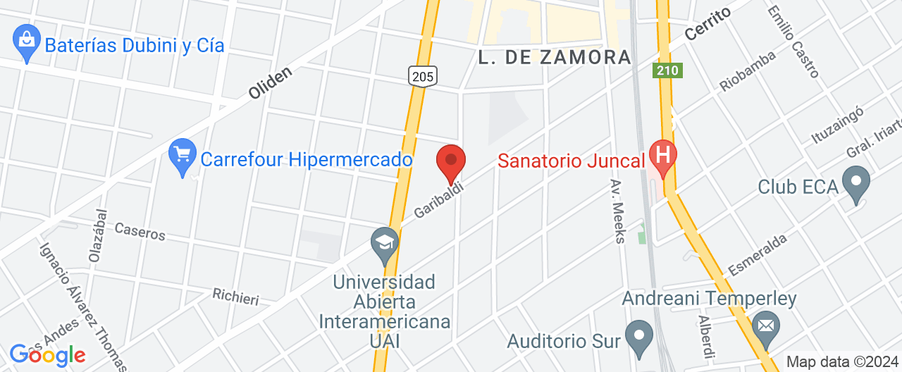 Mapa de la ubicación
