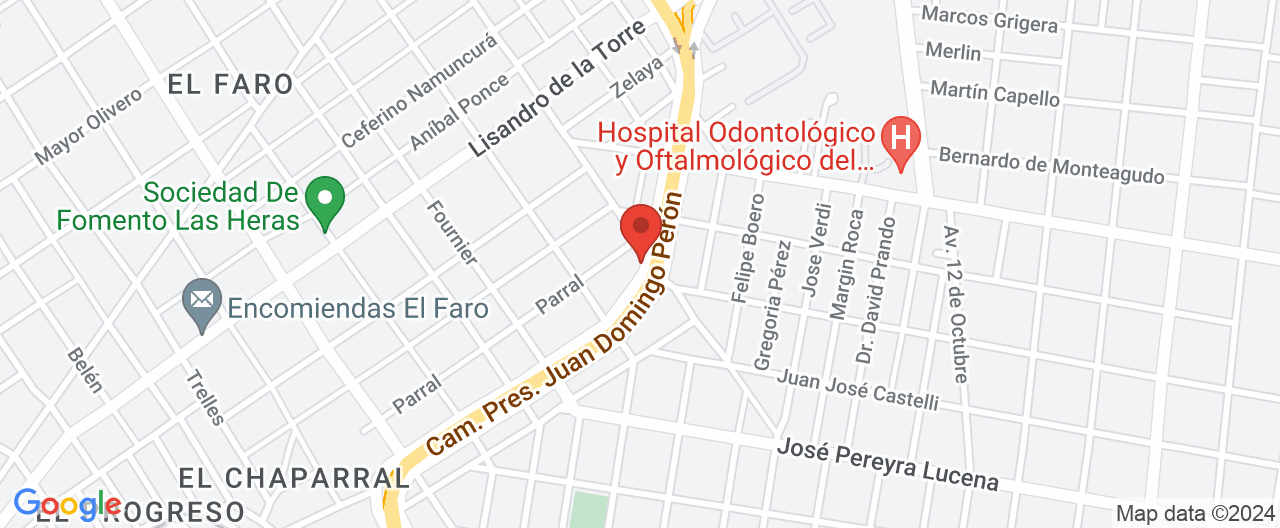 Mapa de la ubicación