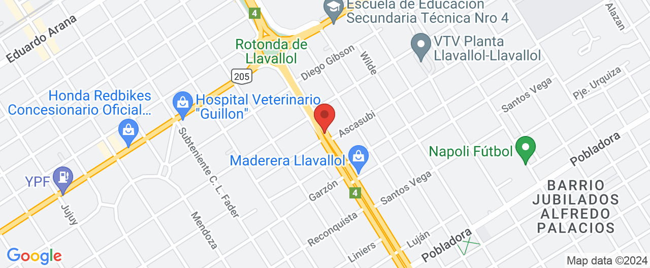 Mapa de la ubicación