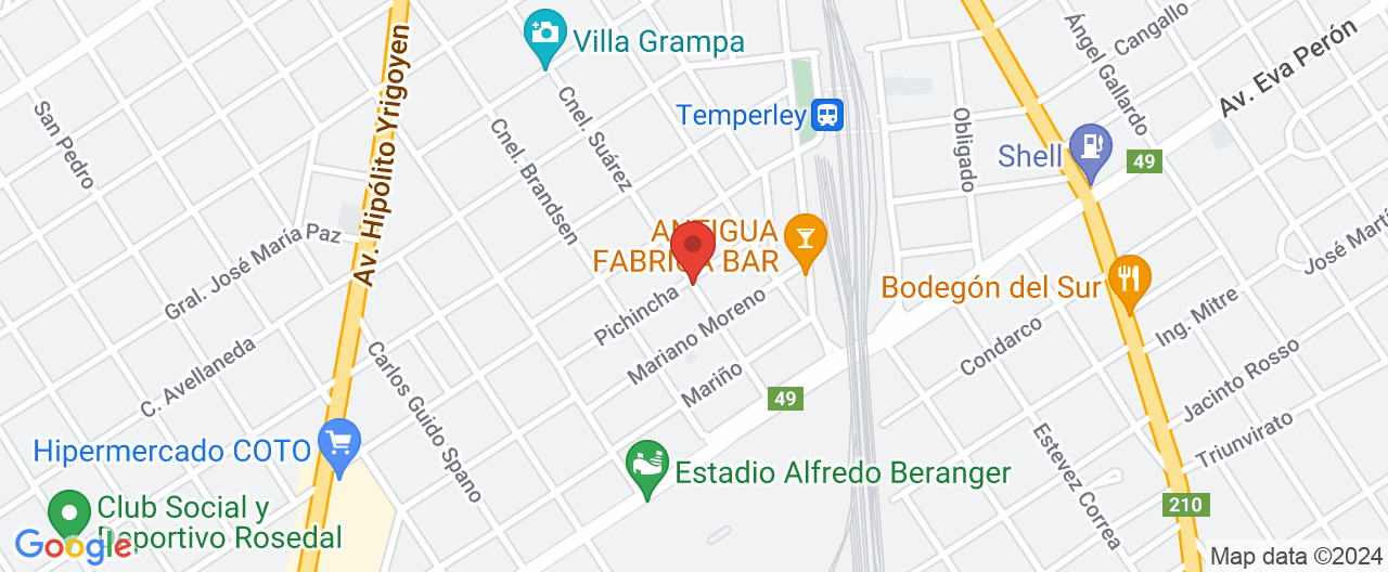 Mapa de la ubicación