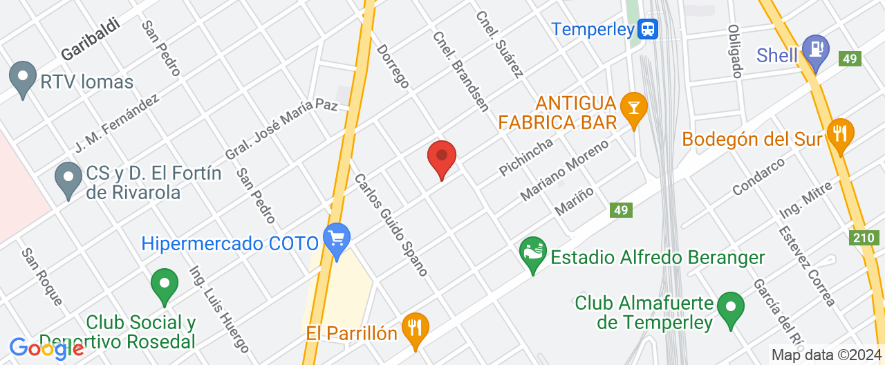 Mapa de la ubicación