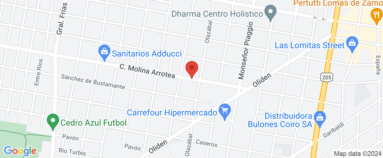 Mapa de la ubicación