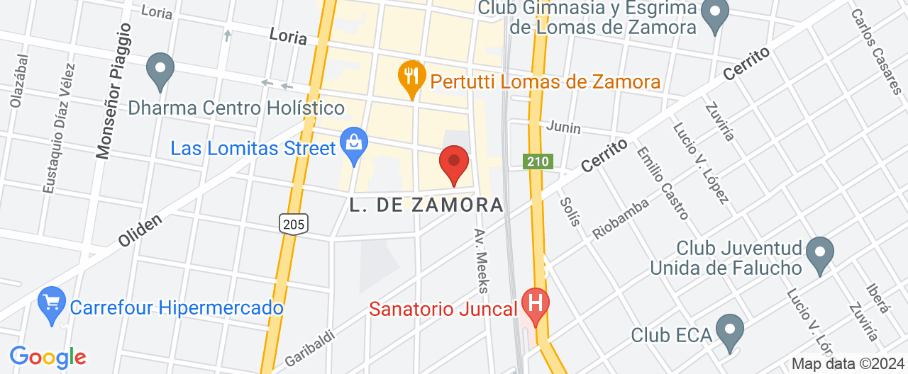 Mapa de la ubicación