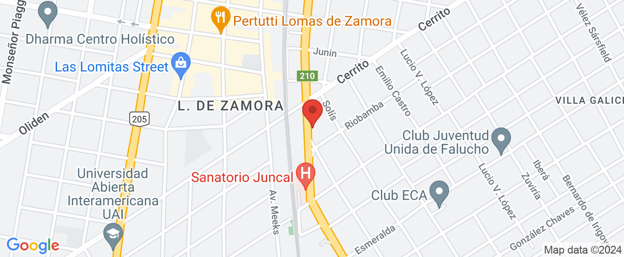 Mapa de la ubicación