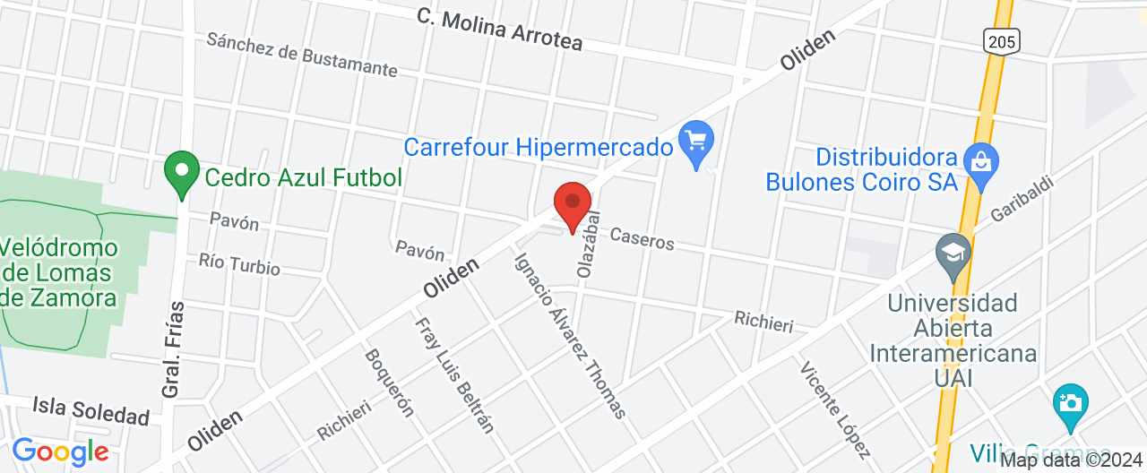 Mapa de la ubicación