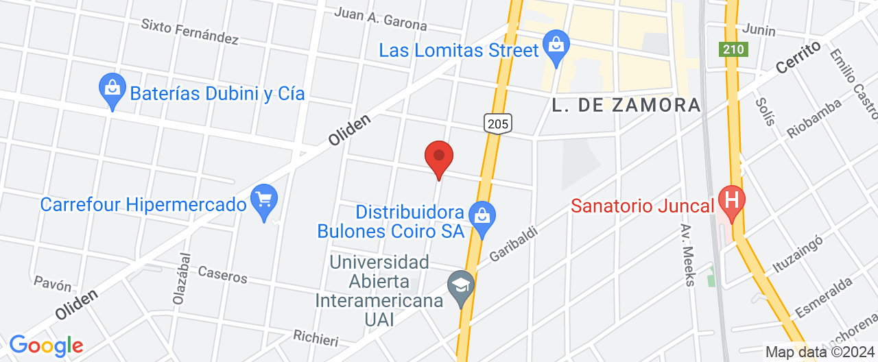 Mapa de la ubicación