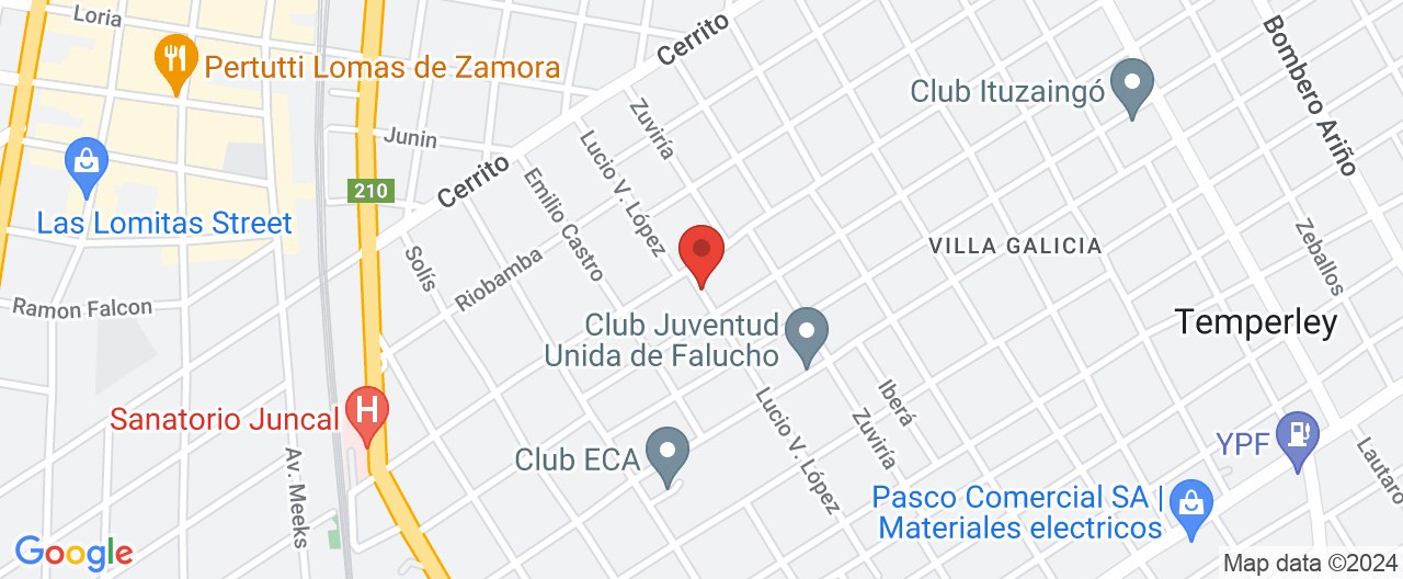Mapa de la ubicación