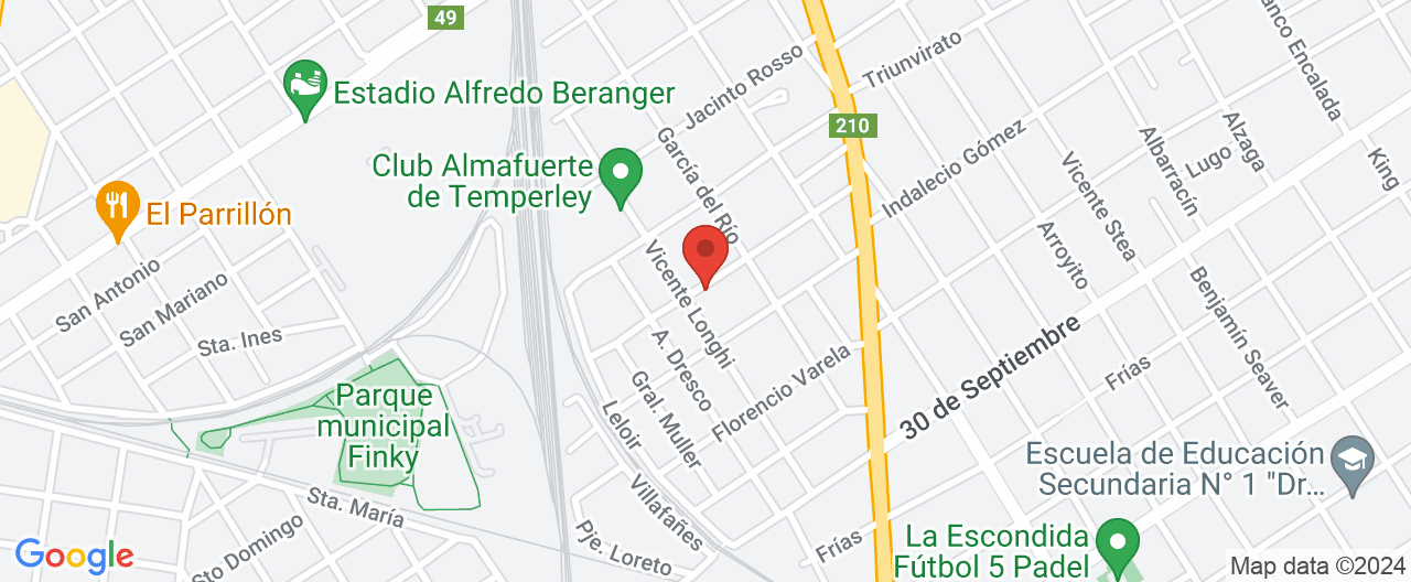 Mapa de la ubicación