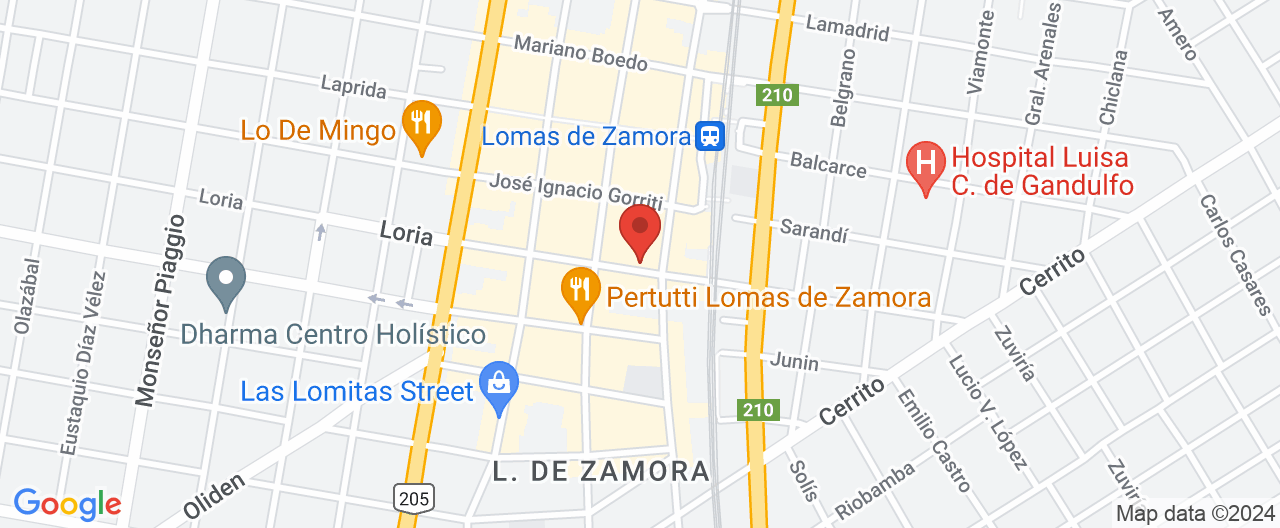Mapa de la ubicación