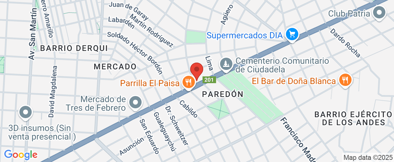 Mapa de la ubicación