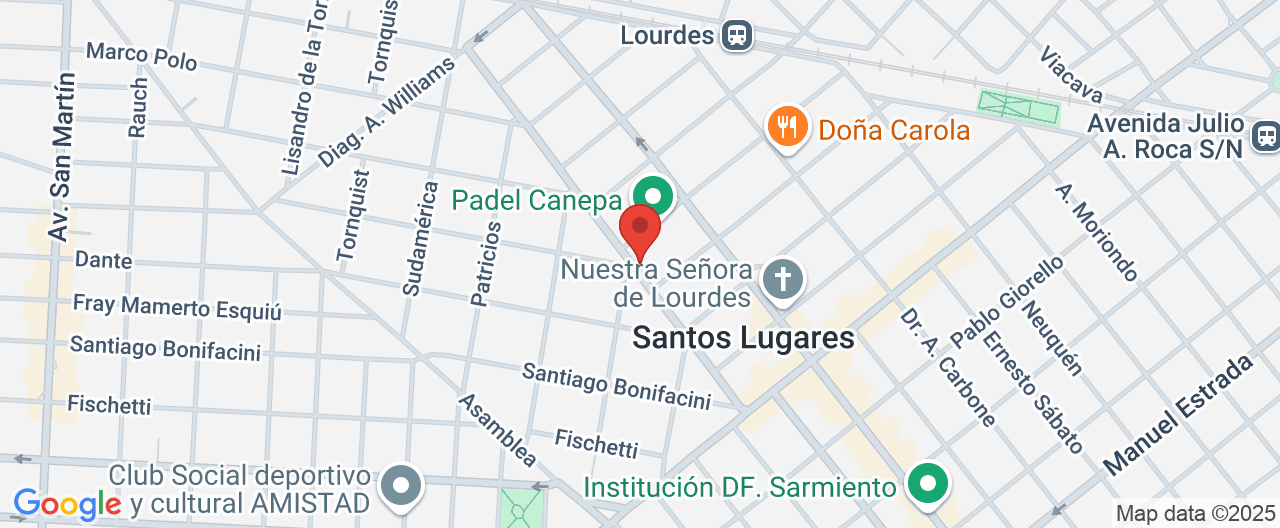 Mapa de la ubicación