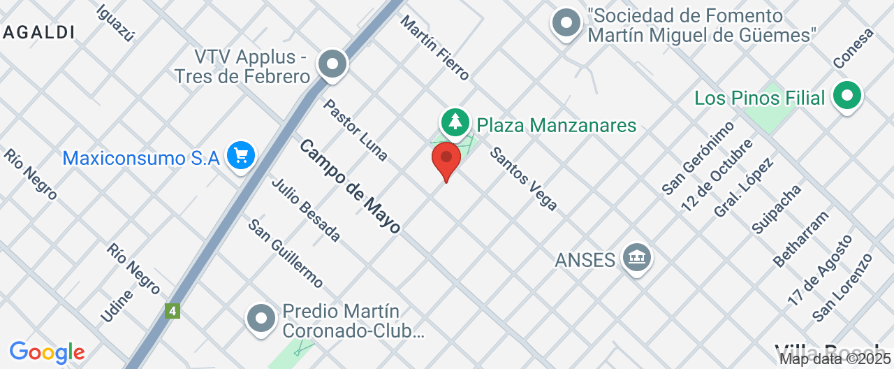 Mapa de la ubicación
