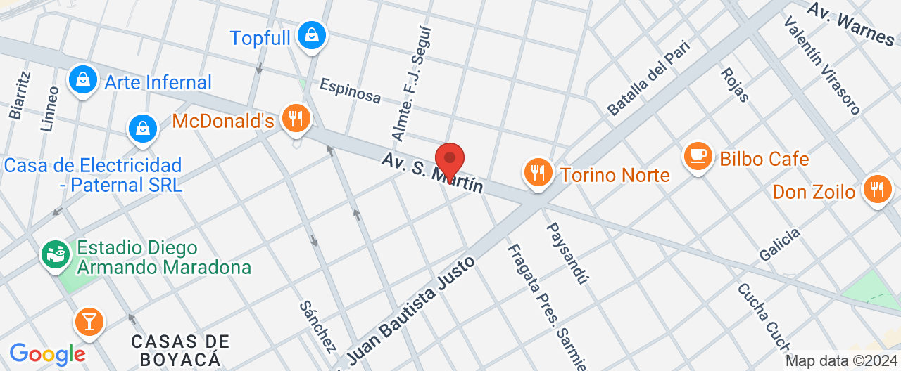 Mapa de la ubicación