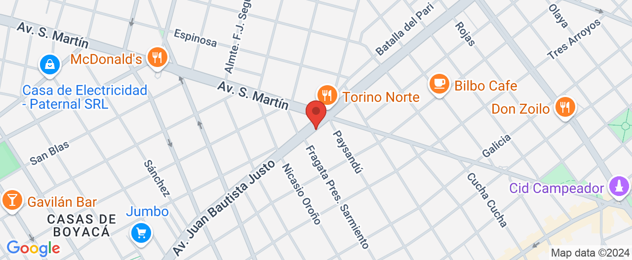 Mapa de la ubicación
