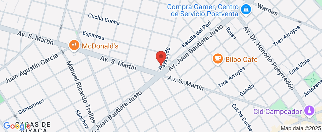 Mapa de la ubicación