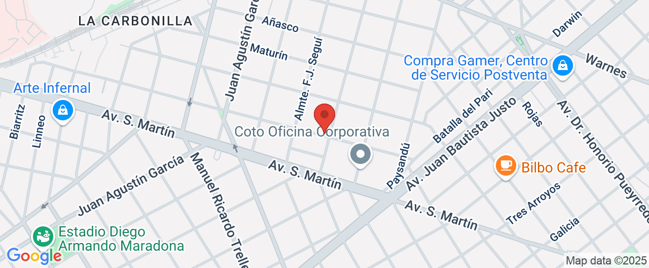 Mapa de la ubicación