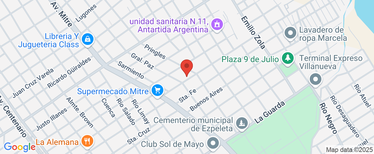 Mapa de la ubicación