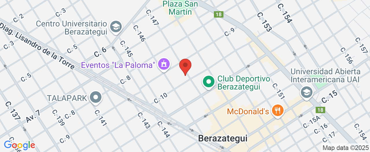 Mapa de la ubicación