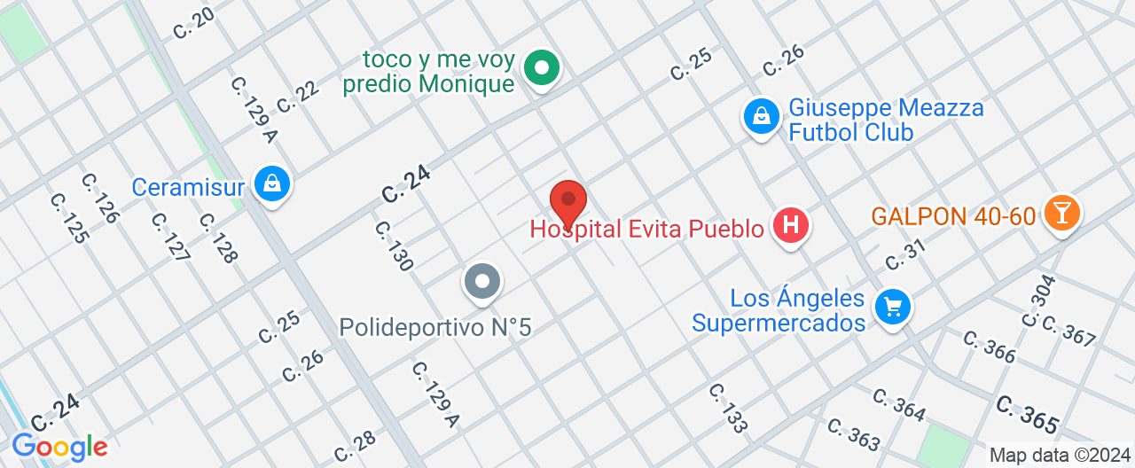 Mapa de la ubicación