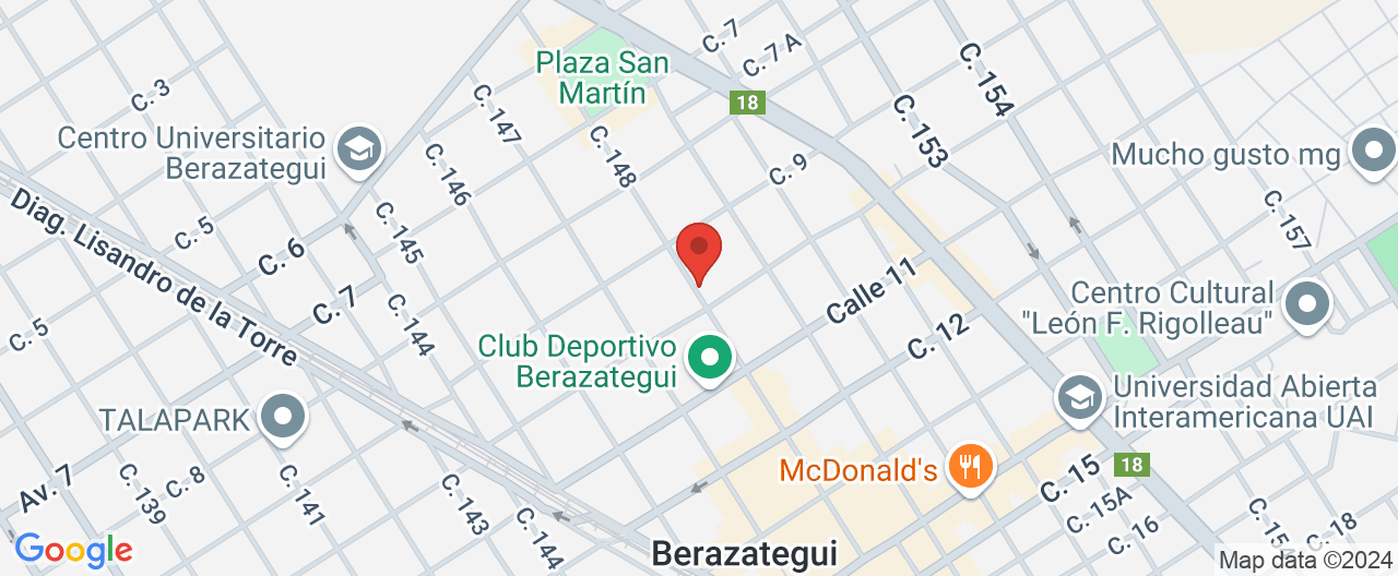 Mapa de la ubicación