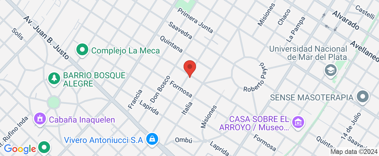 Mapa de la ubicación