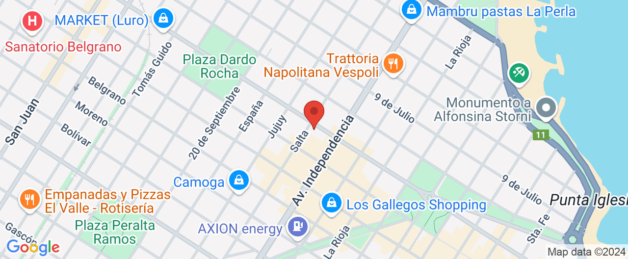 Mapa de la ubicación