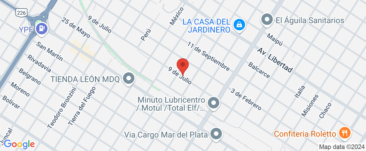 Mapa de la ubicación
