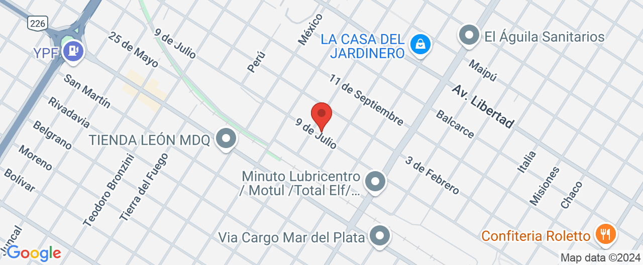 Mapa de la ubicación