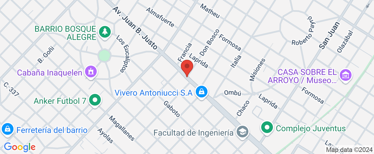 Mapa de la ubicación