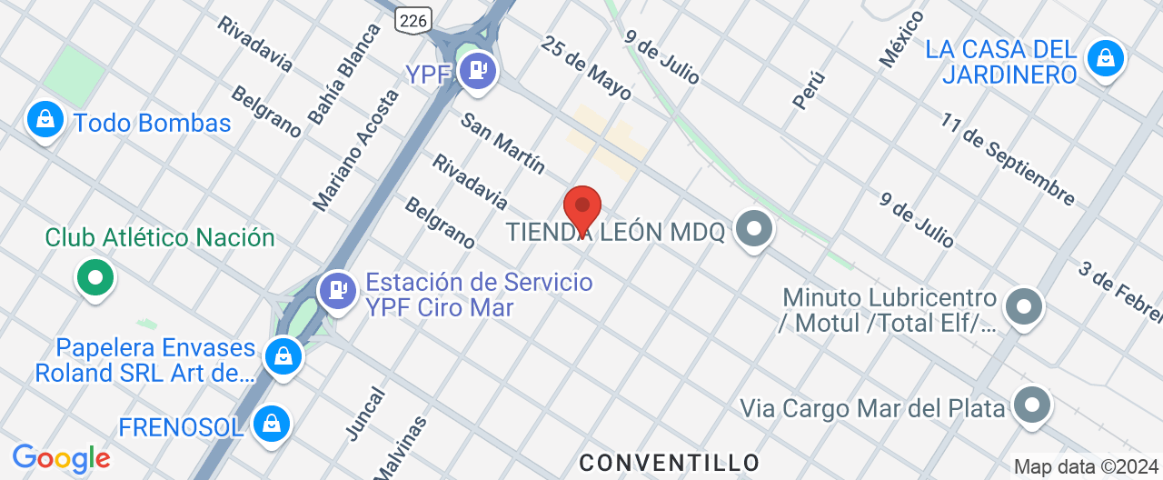 Mapa de la ubicación
