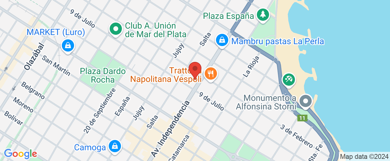 Mapa de la ubicación
