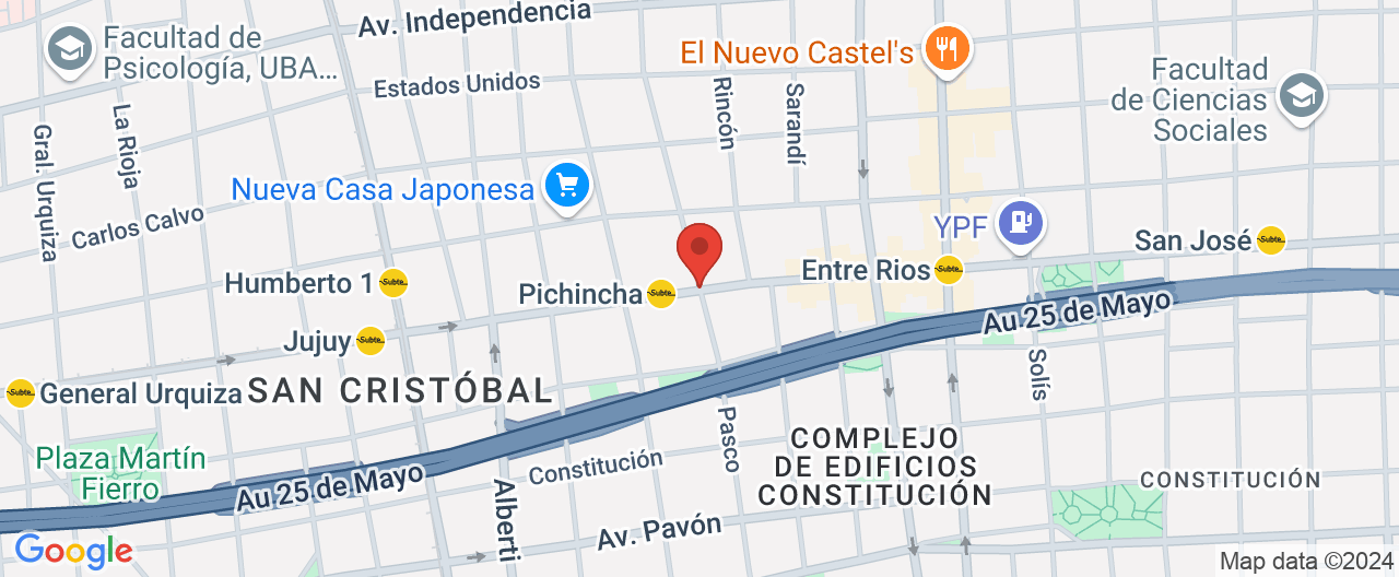 Mapa de la ubicación