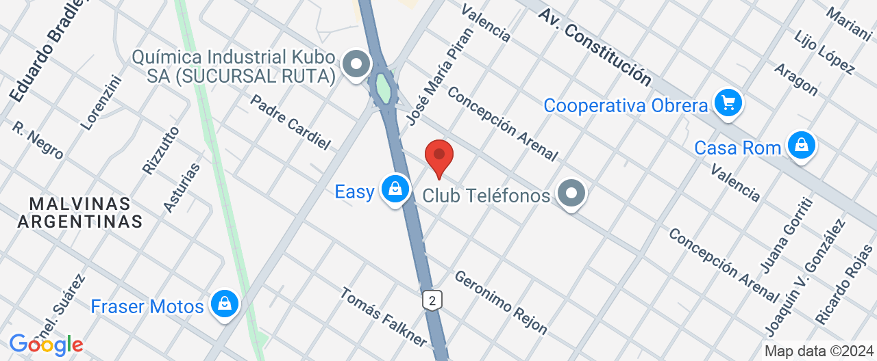 Mapa de la ubicación