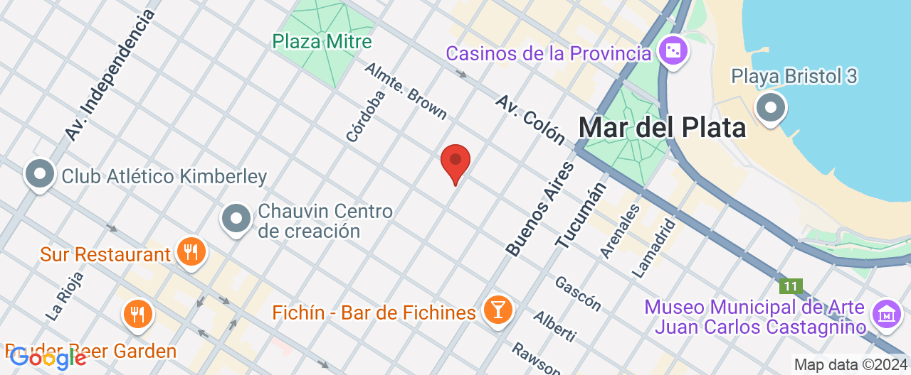 Mapa de la ubicación