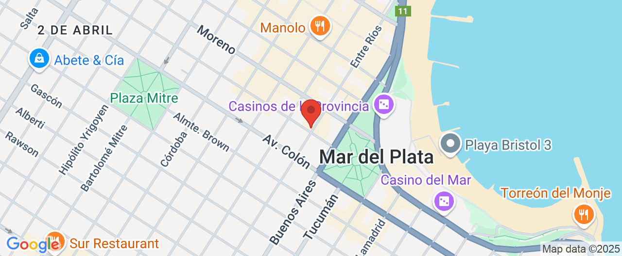 Mapa de la ubicación
