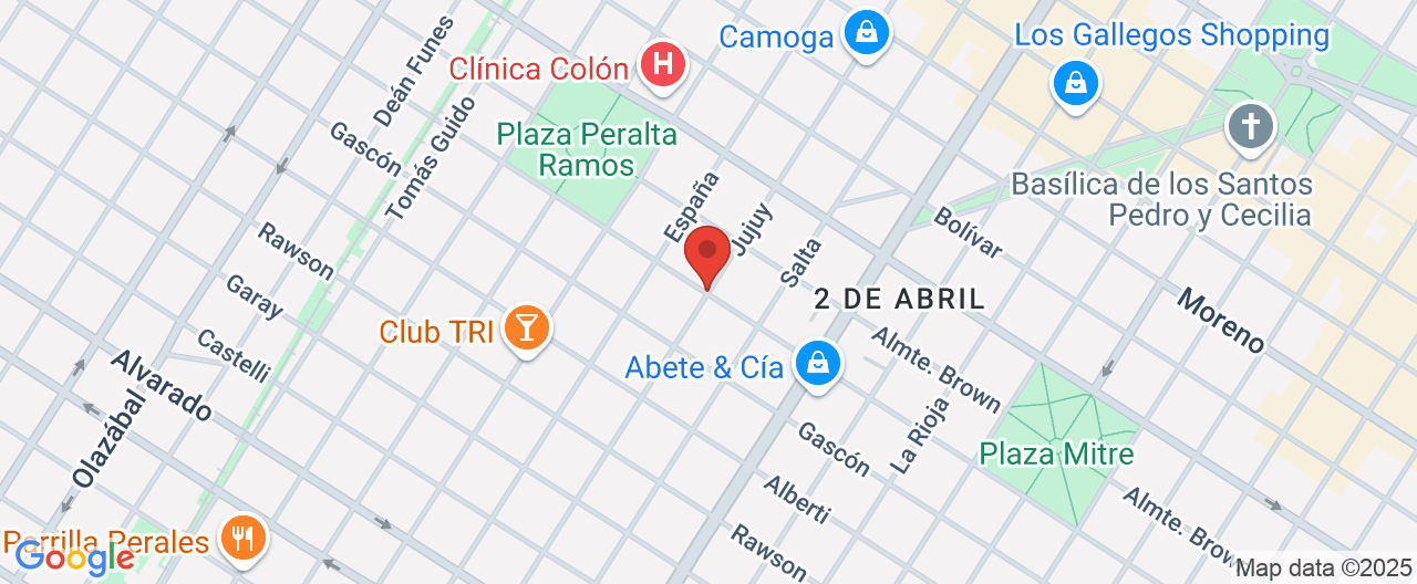Mapa de la ubicación