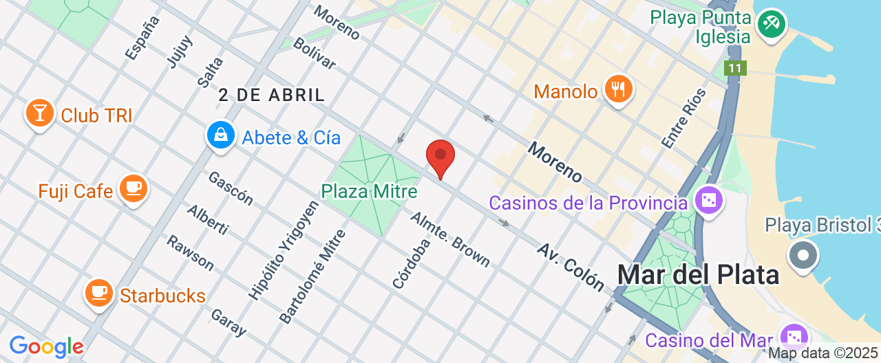 Mapa de la ubicación