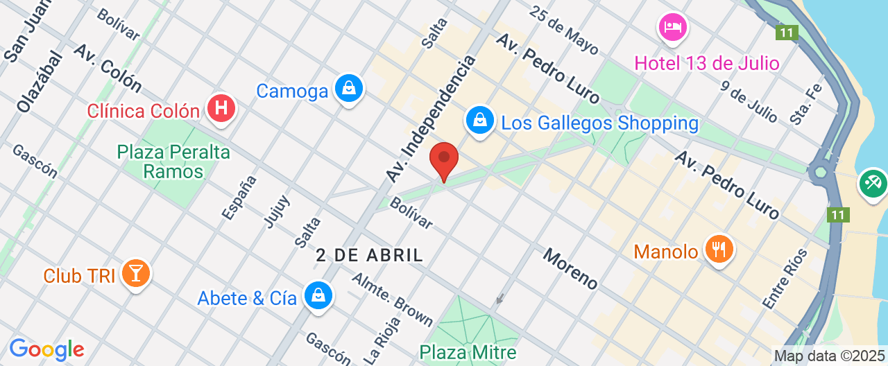Mapa de la ubicación