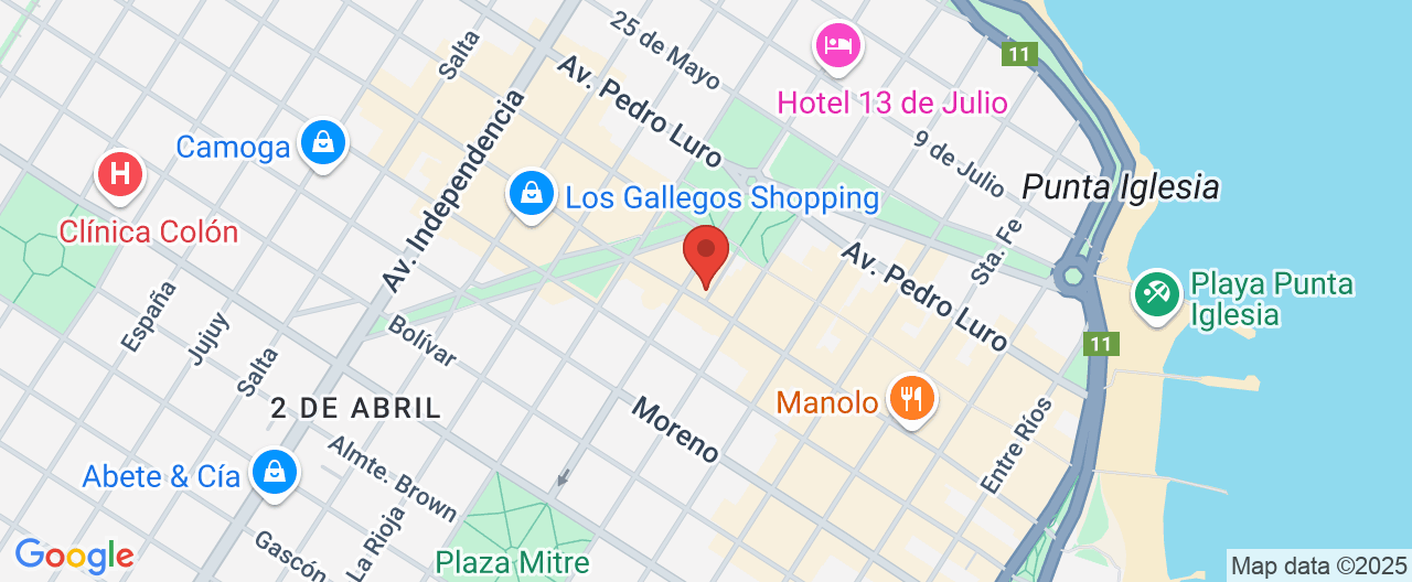 Mapa de la ubicación