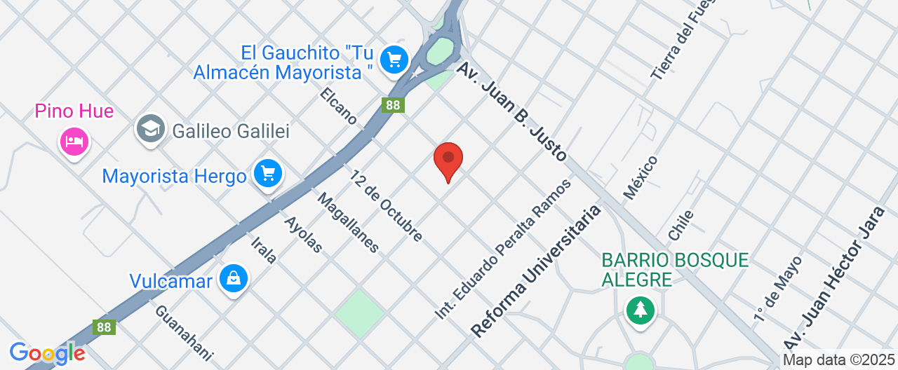 Mapa de la ubicación