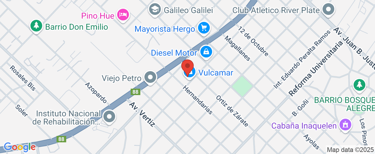 Mapa de la ubicación