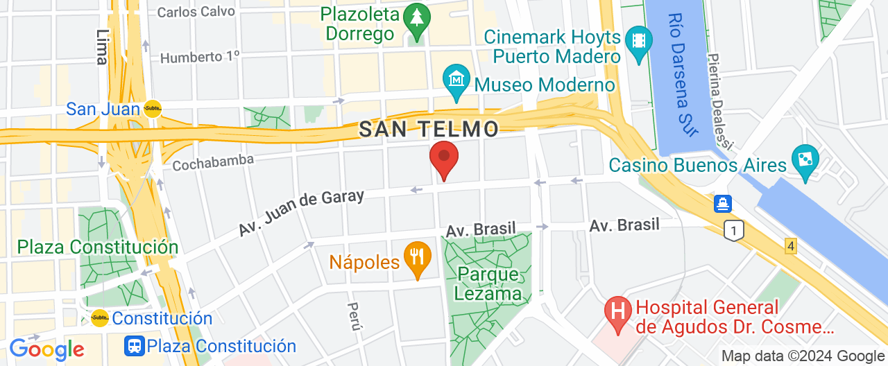 Mapa de la ubicación