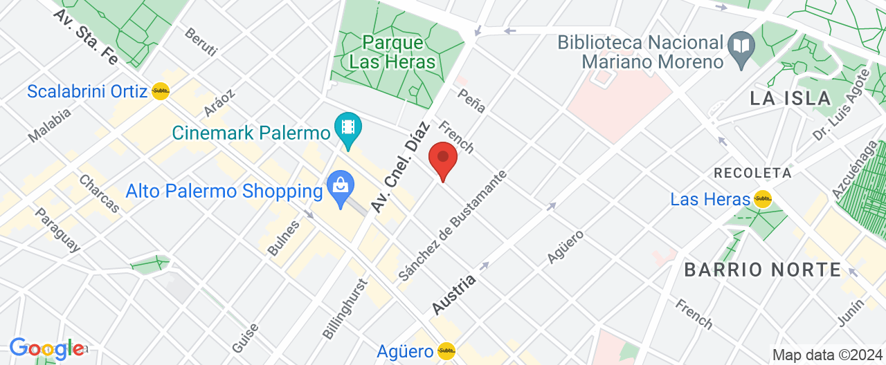 Mapa de la ubicación