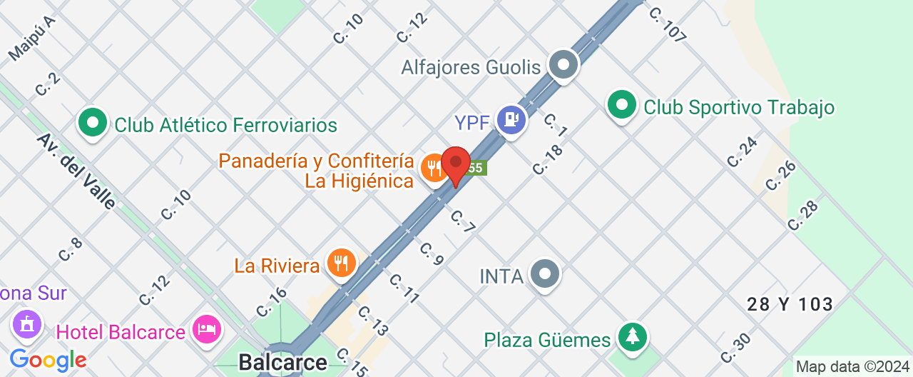 Mapa de la ubicación