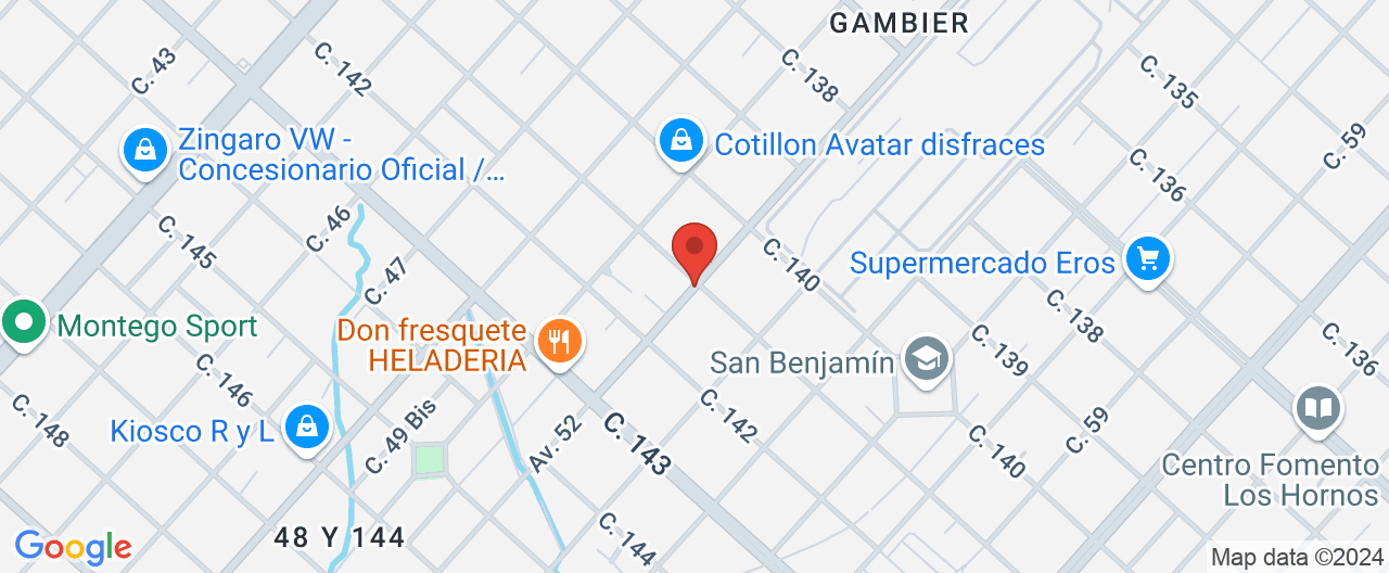 Mapa de la ubicación
