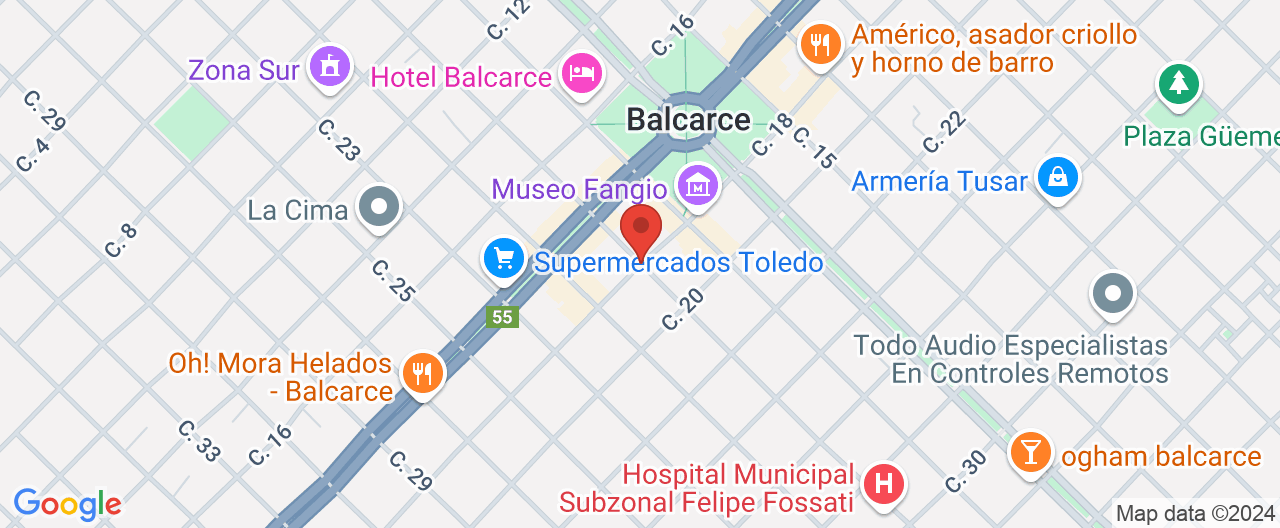 Mapa de la ubicación