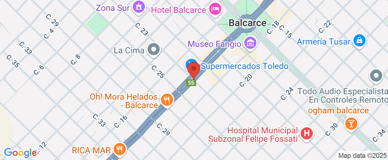 Mapa de la ubicación