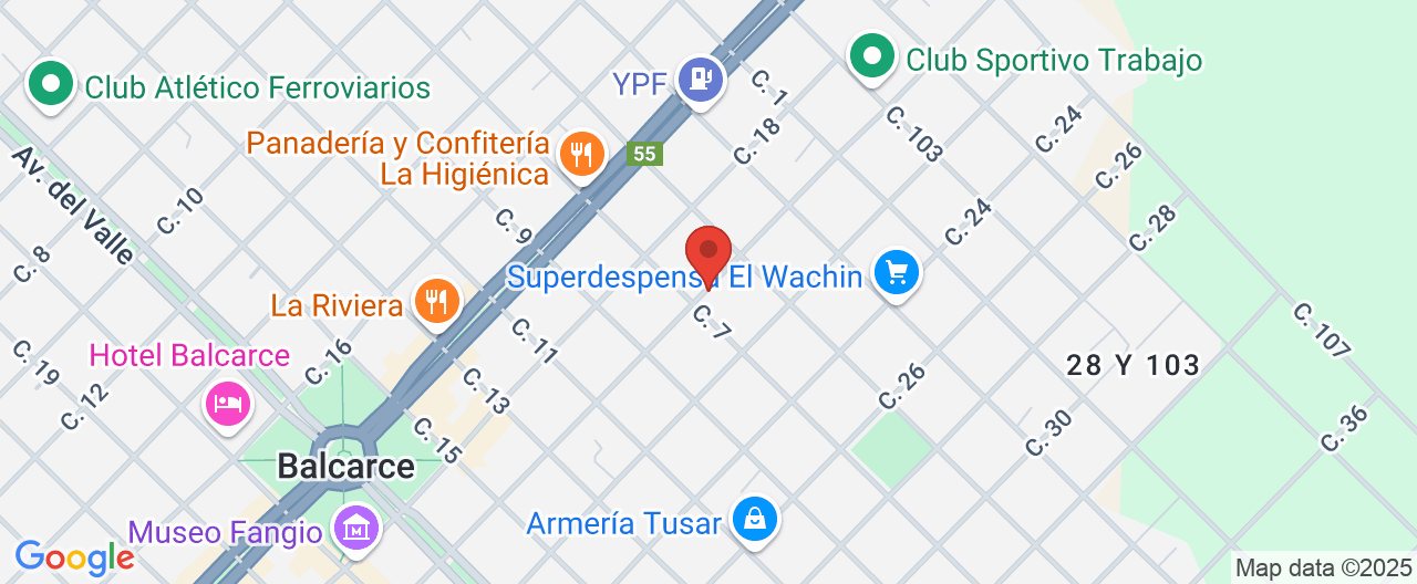 Mapa de la ubicación